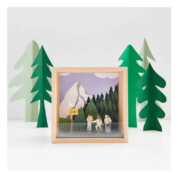 Boîte vitrine à deux parois acryliques Rico Design
