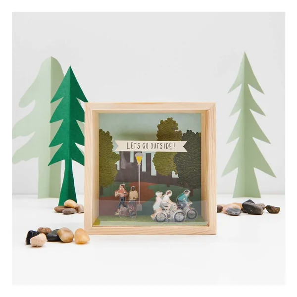 Boîte vitrine à deux parois acryliques Rico Design
