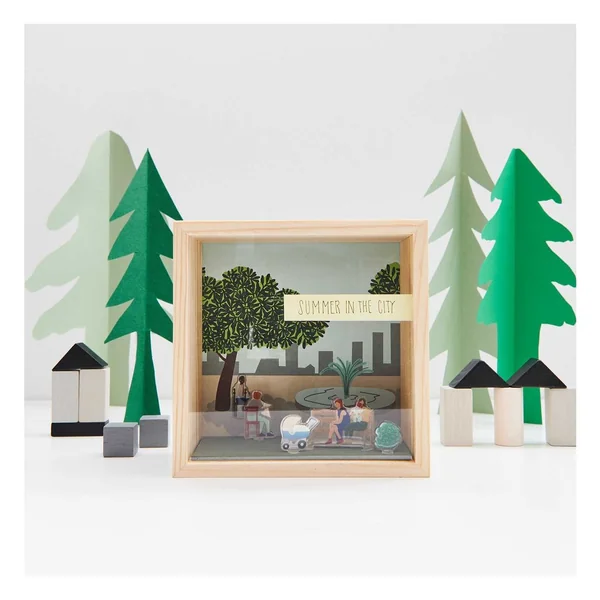 Boîte vitrine à deux parois acryliques Rico Design