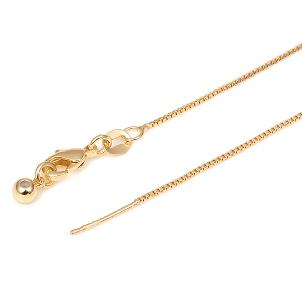 Bracelet chaîne ajustable - Doré à l'or fin 18K