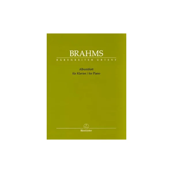 Brahms J. Albumblatt Piano