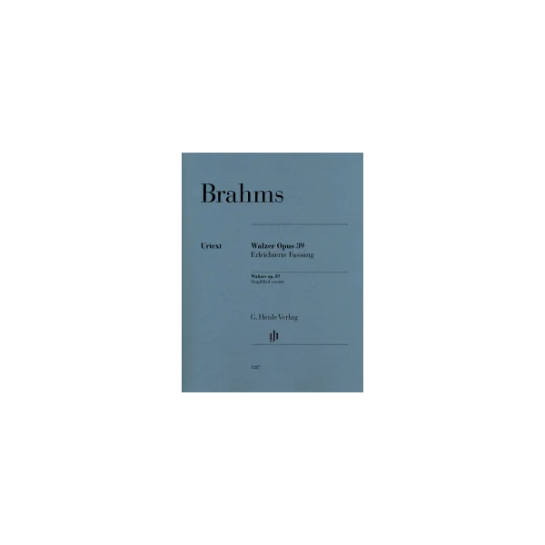 Brahms J. Valses OP 39 Version Facile Piano