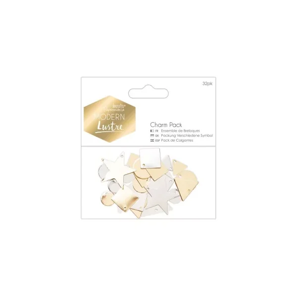 Breloques 'Docrafts - Modern Lustre' Qté 32