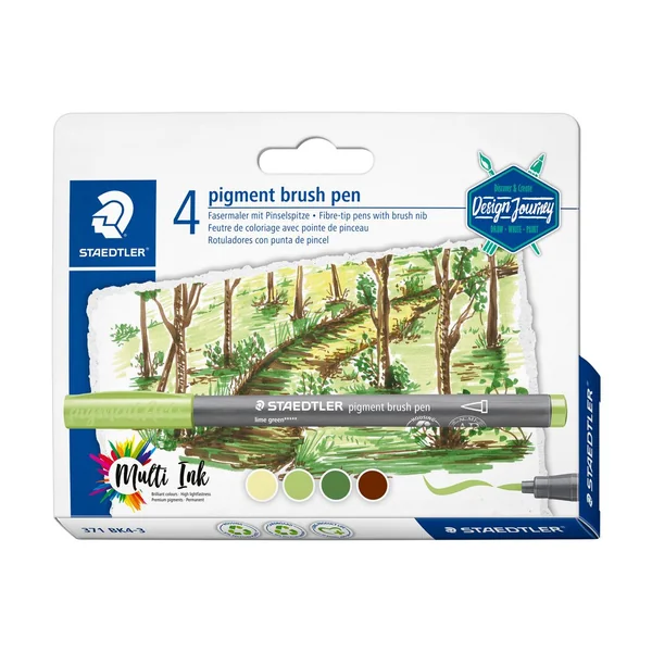 Brush Pens STAEDTLER, set de 4