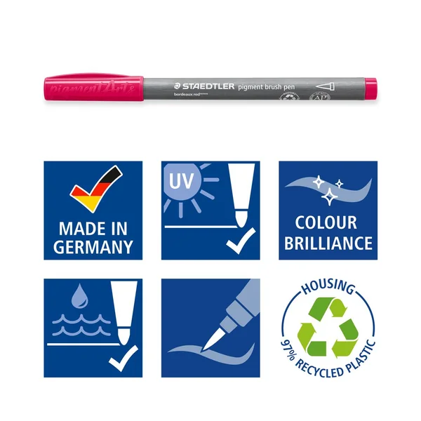 Brush Pens STAEDTLER, set de 4