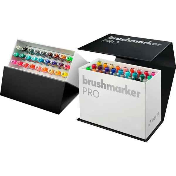 Brushmarker PRO Karin Mini Box – set 26 couleurs + blender