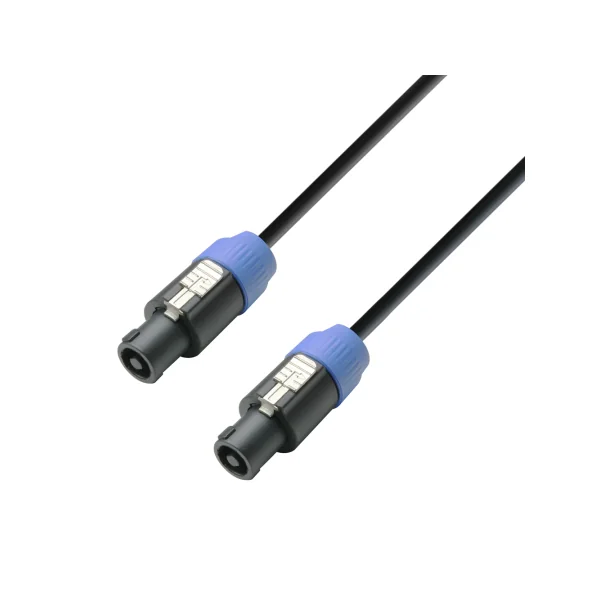cable speakon male vers speakon 2 contacts male 2X1.5 pour enceinte 2m