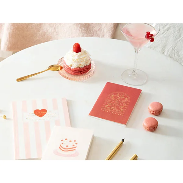Cahier Coeur Pink Strips - A5 - ATWS