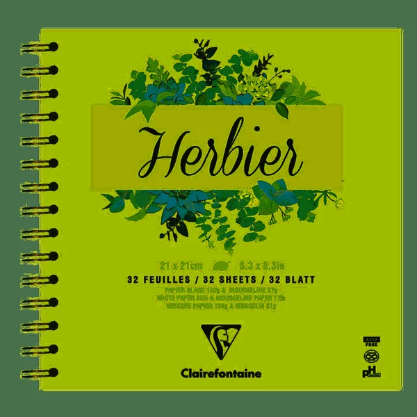 Cahier spécial herbier 32 feuilles 180g/m²