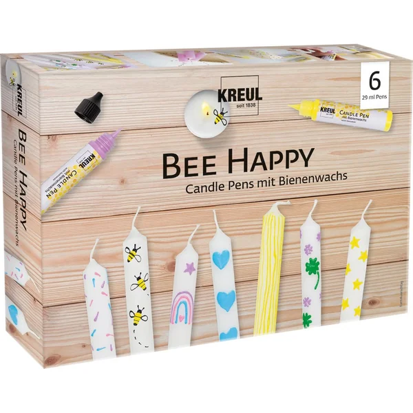 Candle Pen KREUL « Bee Happy », set de 6