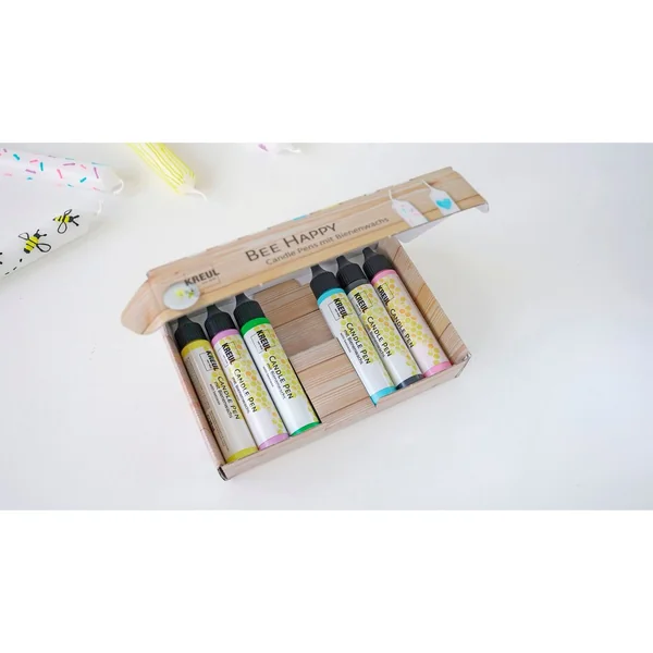 Candle Pen KREUL « Bee Happy », set de 6