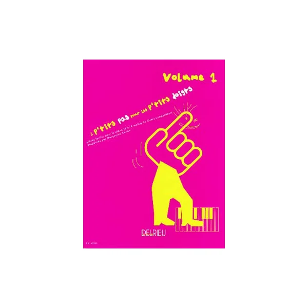 Canon M. A P'tits Pas Pour Les P'tits Doigts Vol 1 Piano