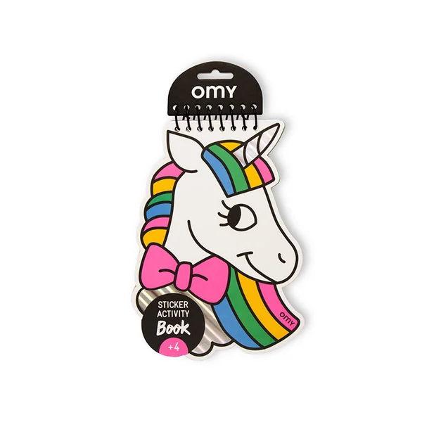 Carnet d'activité sticker - Lily la licorne