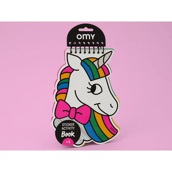 Carnet d'activité sticker - Lily la licorne
