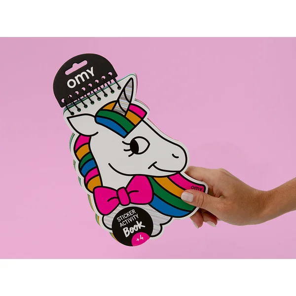 Carnet d'activité sticker - Lily la licorne