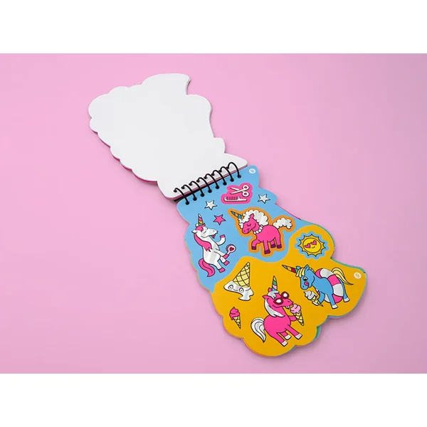 Carnet d'activité sticker - Lily la licorne