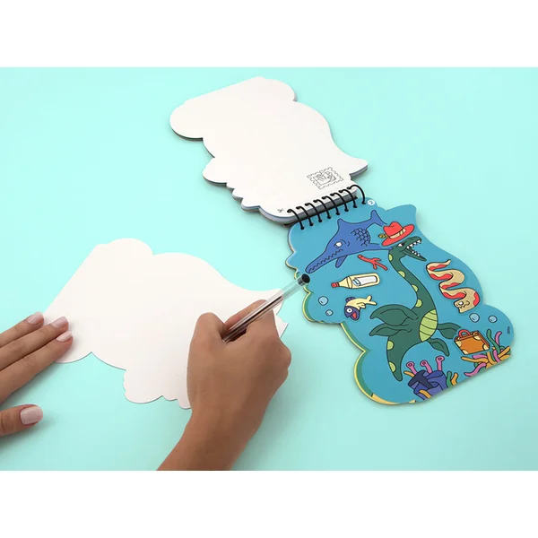 Carnet d'activité stickers - Dino de OMY