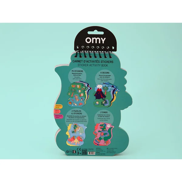 Carnet d'activité stickers - Dino de OMY