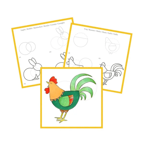 Carnet de dessin Avenue Mandarine « Graffy Nature Learn – La ferme »
