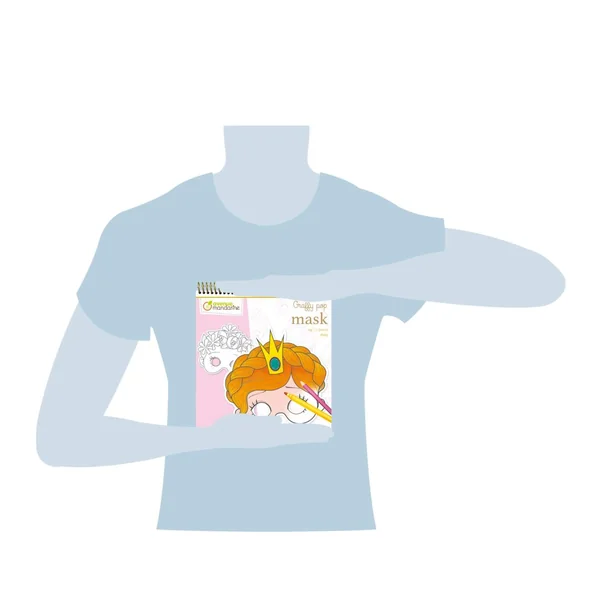 Carnet de masques à colorier Avenue Mandarine « Graffy Pop Fille »