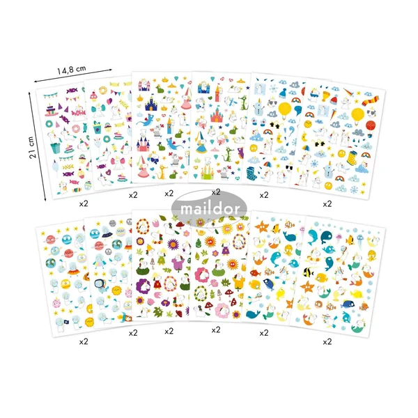 Carnet de stickers « Magie »