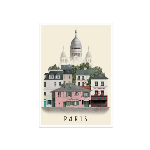 Carte postale A6 Paris I - Martin Schwartz