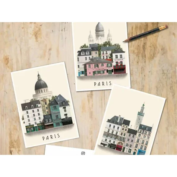 Carte postale A6 Paris I - Martin Schwartz