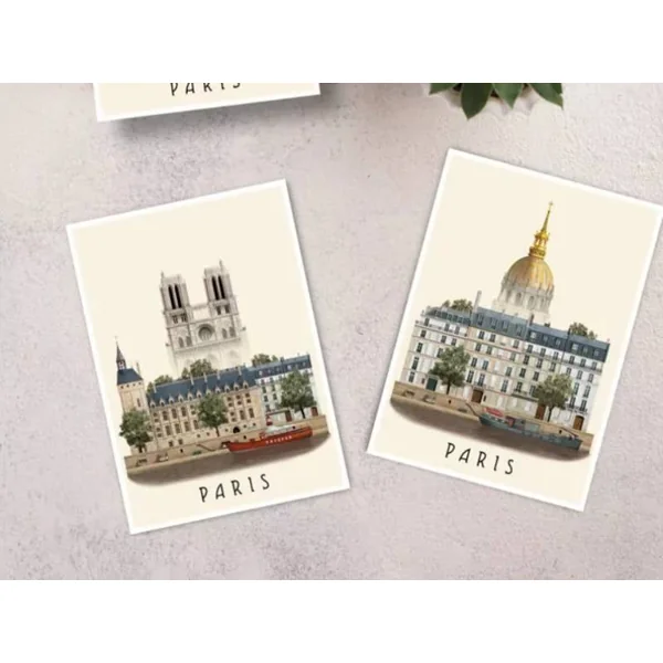 Carte postale A6 Paris I - Martin Schwartz