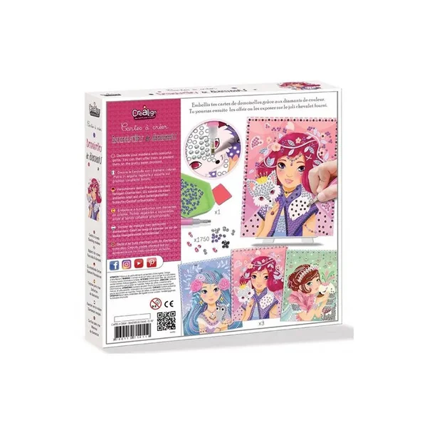Cartes à créer Demoiselle de Diamants - Crealign