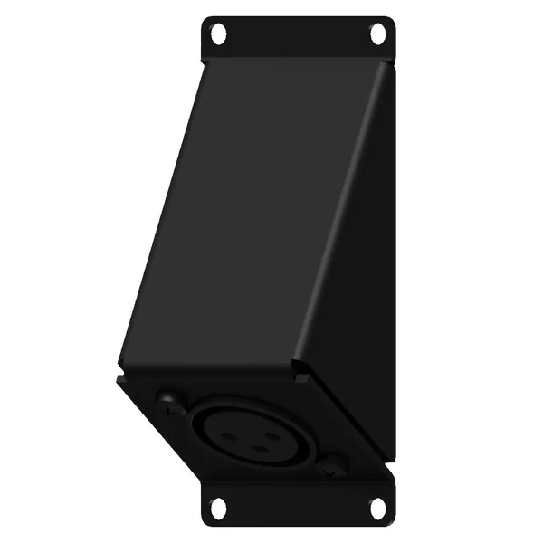 Caymon CASY123 1 plads, vinklet plade 1 x XLR hun 3-pin