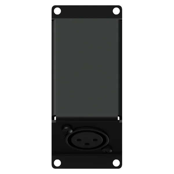 Caymon CASY123 1 plads, vinklet plade 1 x XLR hun 3-pin
