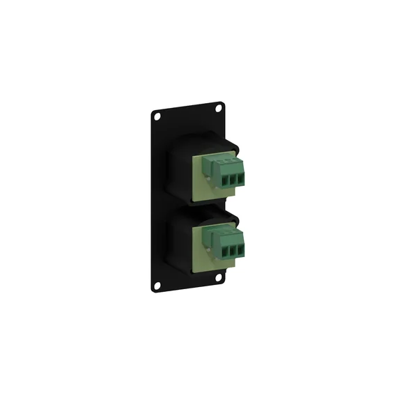 Caymon CASY125 1 plads, plade 2 x XLR hun > 3-pin