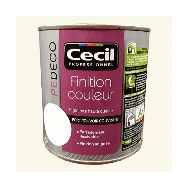 CECIL PE DECO Finition Couleur Kaolin Mat