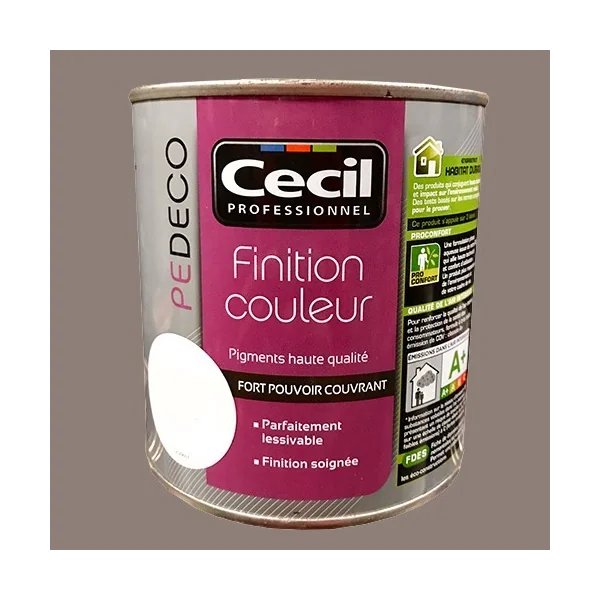 CECIL PE DECO Finition Couleur Taupe Mat