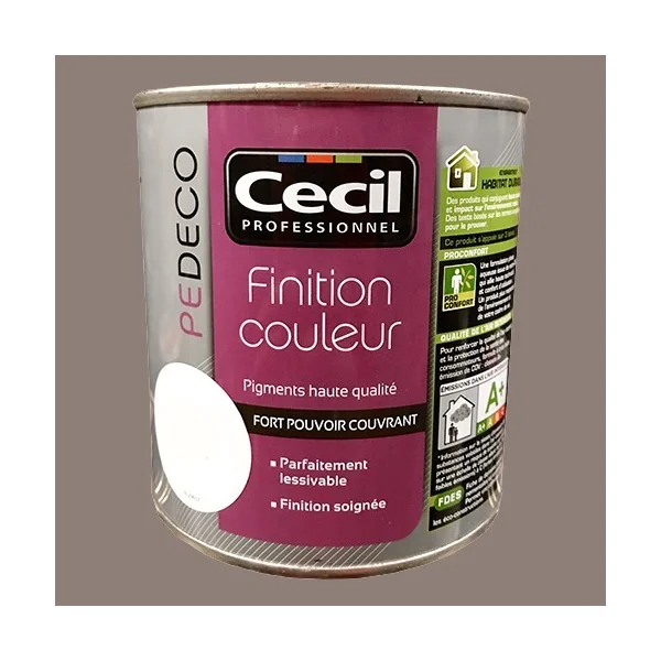 CECIL PE DECO Finition Couleur Taupe Satin