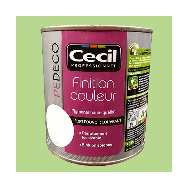 CECIL PE DECO Finition Couleur Vert granny Mat