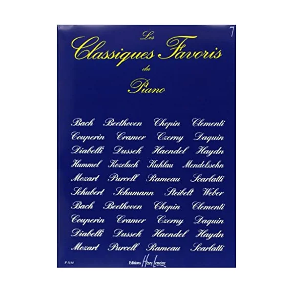 Classiques Favoris DU Piano Vol 7