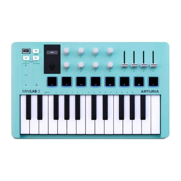 Clavier Maitre ARTURIA MINILAB3-AQU - Minilab3 Aquamarine