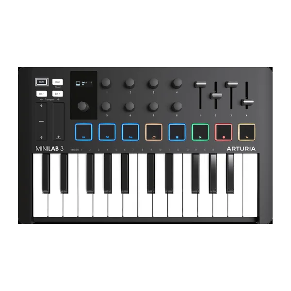 Clavier Maitre ARTURIA MINILAB3-BK - MiniLab MK3 noir