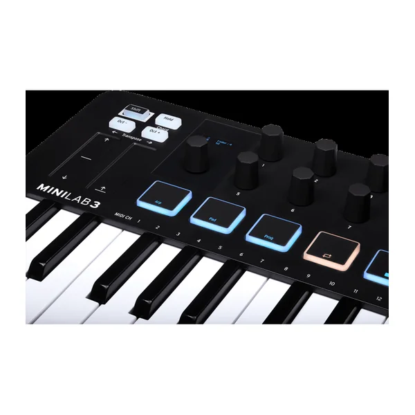 Clavier Maitre ARTURIA MINILAB3-BK - MiniLab MK3 noir
