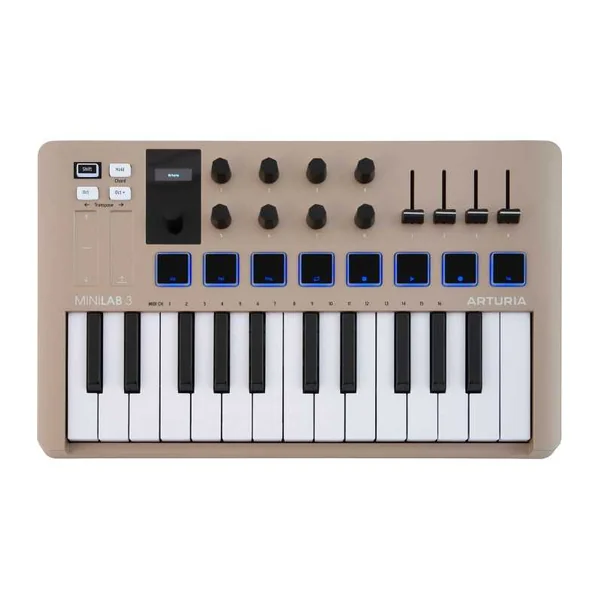 Clavier Maitre ARTURIA MINILAB3-CH - MiniLab MK3 Champagne