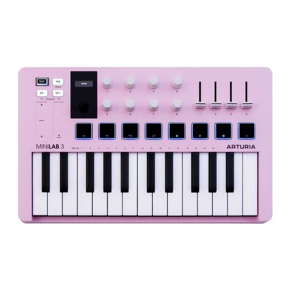 Clavier Maitre ARTURIA MINILAB3-ROS - Minilab3 Rose Quartz