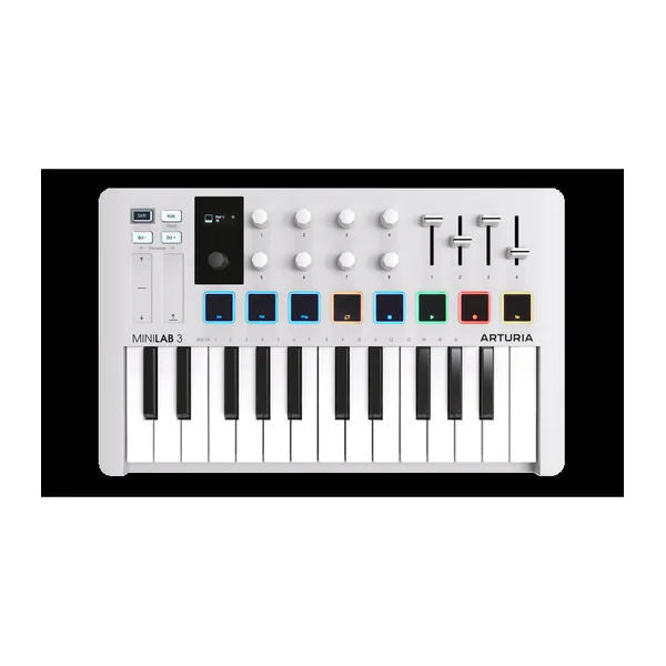 Clavier Maitre ARTURIA MINILAB3-WH - MiniLab MK3 blanc