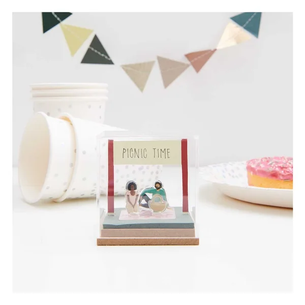 Cloche en acrylique Rico Design « Cube »