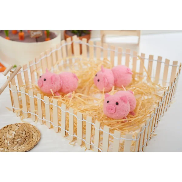Cochon en fil chenille VBS