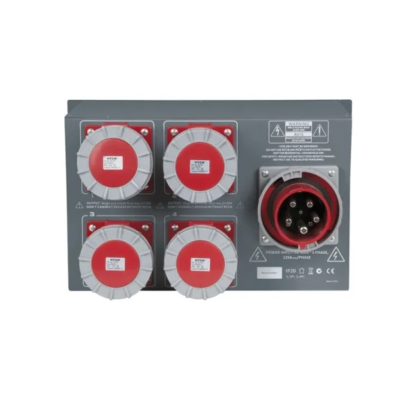 Coffret 125A Rackable 4 sortie p17 63A
