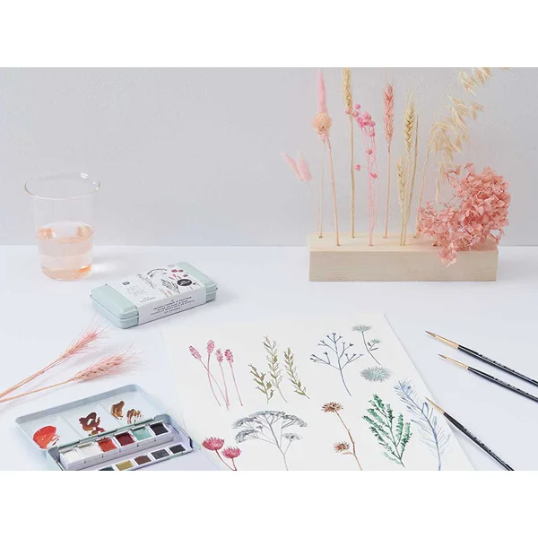 Coffret aquarelle - 12 couleurs glacées