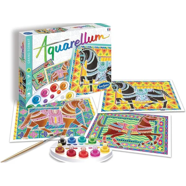 Coffret Aquarellum junior - Chevaux