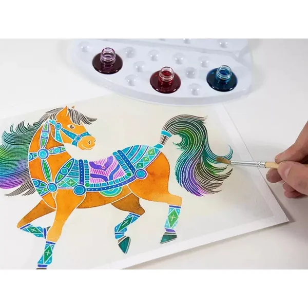 Coffret Aquarellum junior - Chevaux