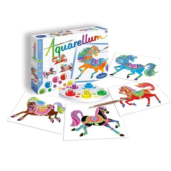 Coffret Aquarellum junior - Chevaux